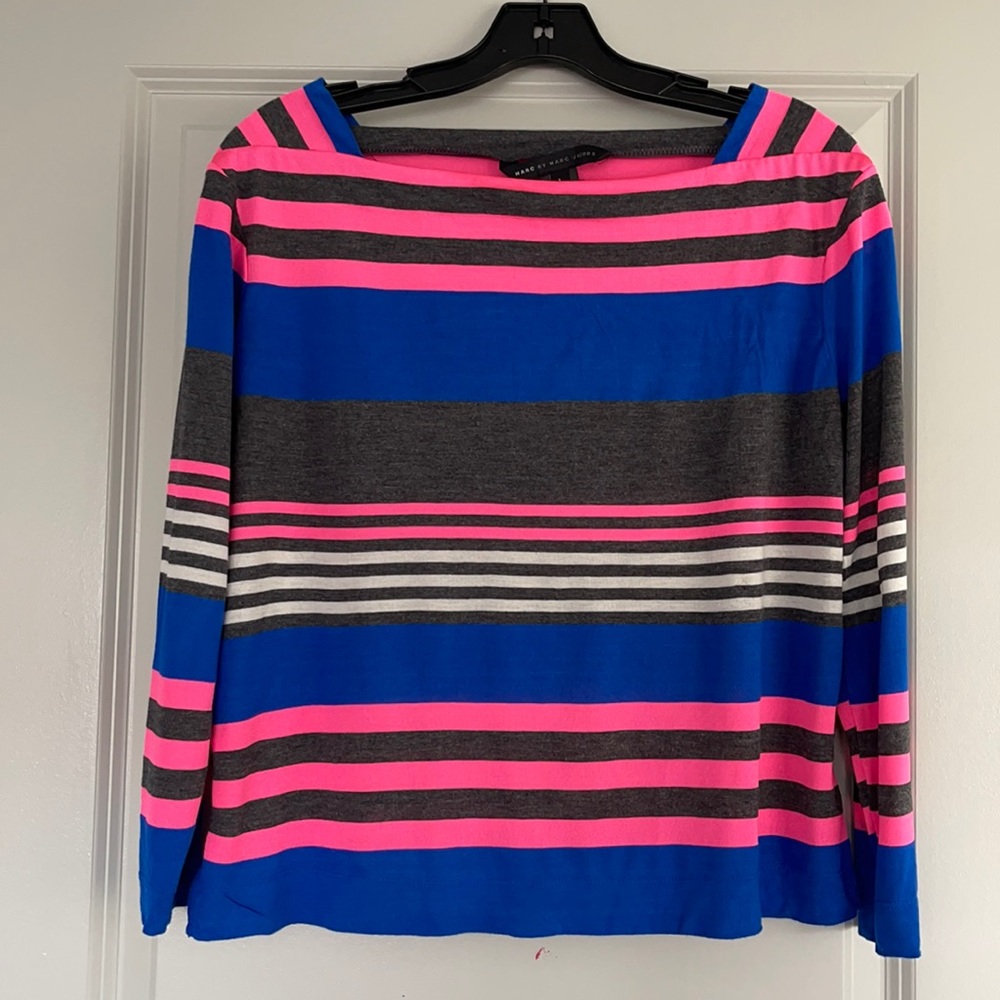 Marc Jacobs scoop neck striped top